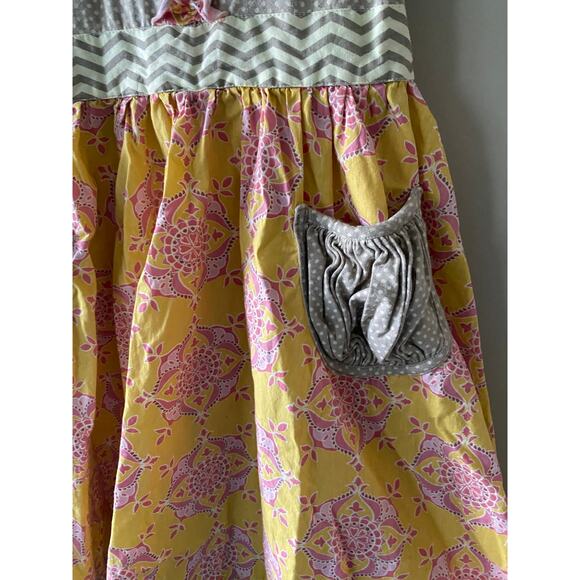 Mustard Pie Girls Size 10 Short Sleeved Dress - Picture 5 of 10